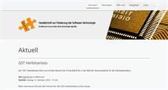 Desktop Screenshot of gst.ch